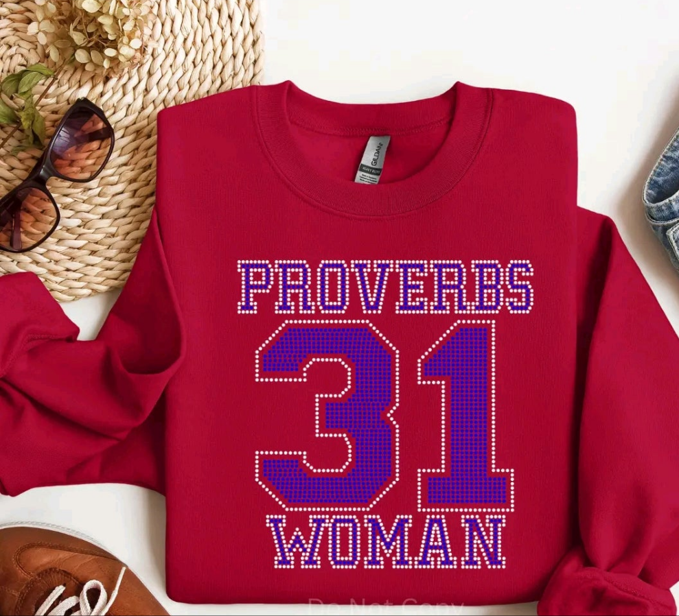 Rhinestone Proverbs 31 Woman