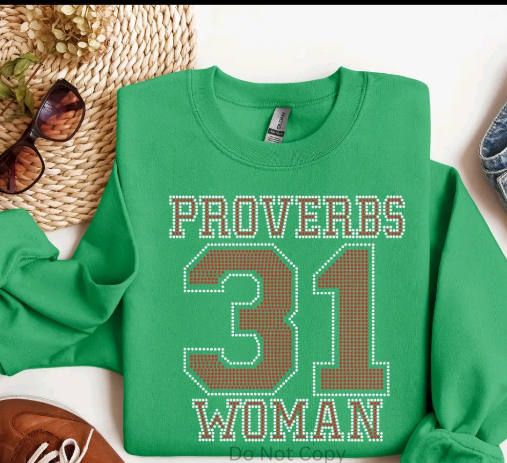 Rhinestone Proverbs 31 Woman