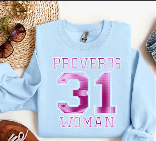 Rhinestone Proverbs 31 Woman