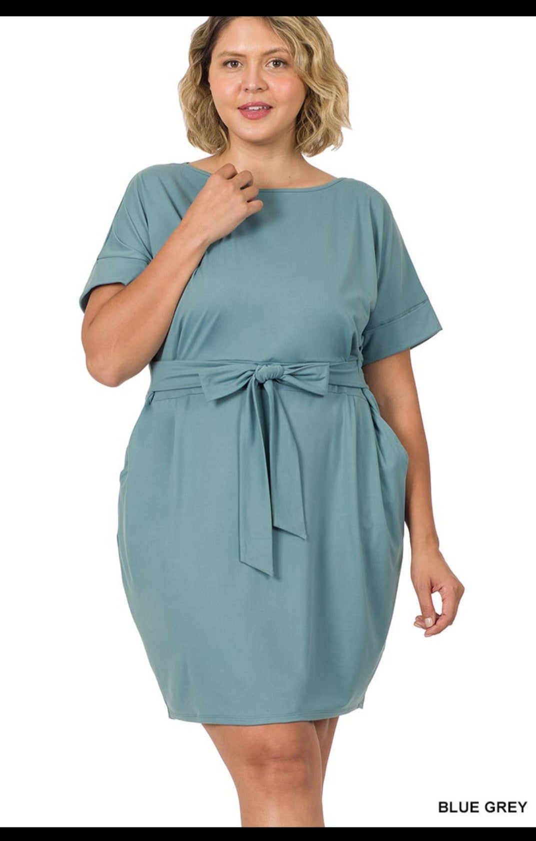 The Curvy Girl Tie Belt Dress