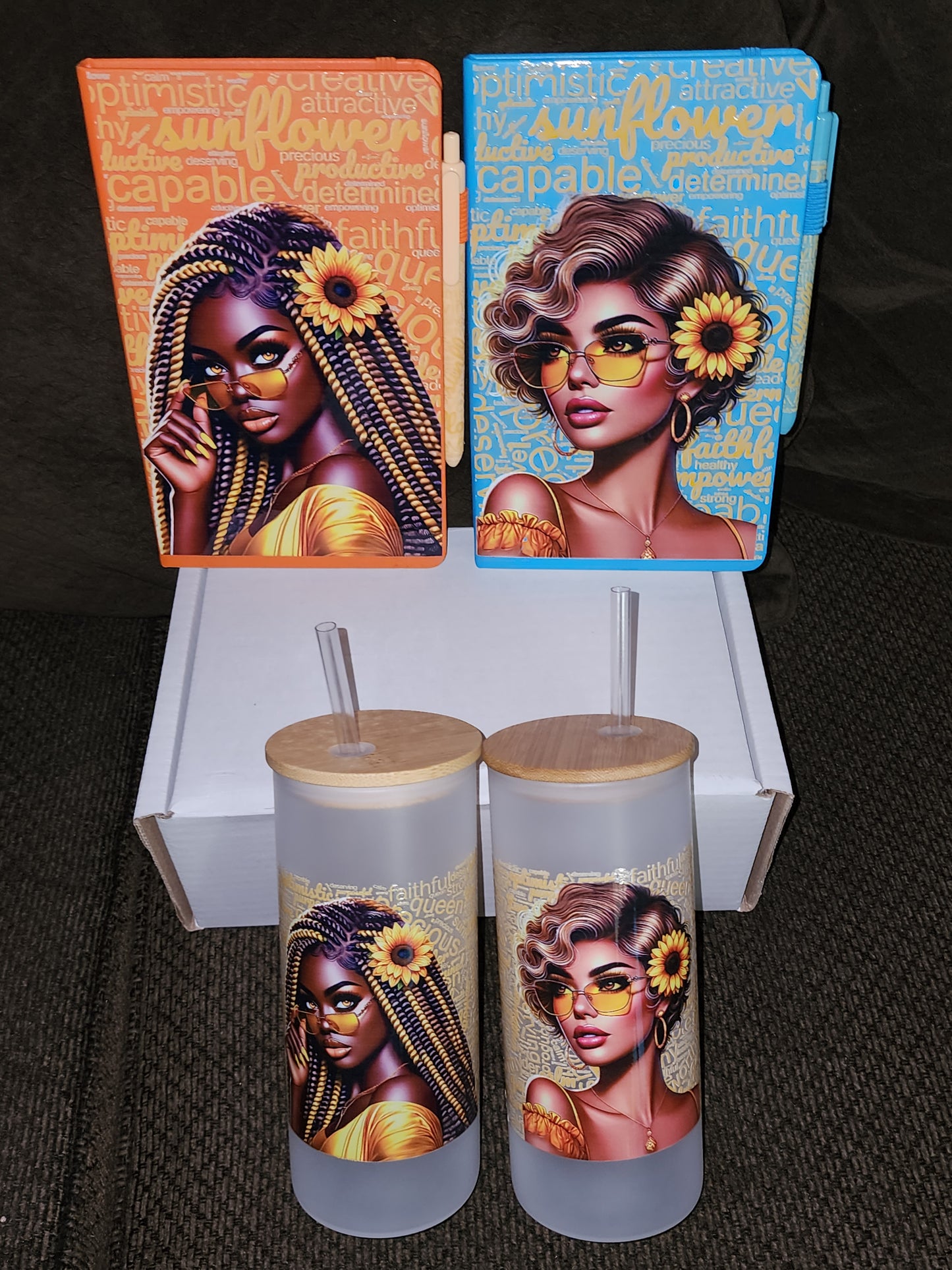 Woman Journal w/ Matching Tumbler
